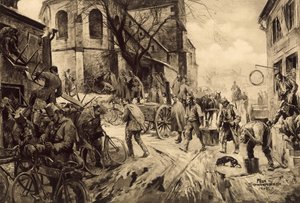 Rust bij de kerk in St Souplet door Felix Schwormstadt